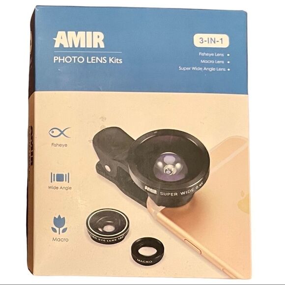 3-in-1 Photo Lens Kit for IPhone & Smartphones - Picture 1 of 2